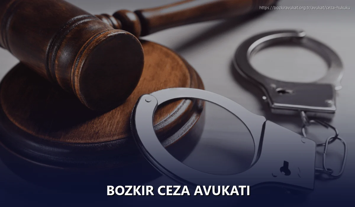 Bozkir Ceza Avukatı
